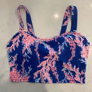 Lilly Pulitzer Zahara Ruffle Sports Bra